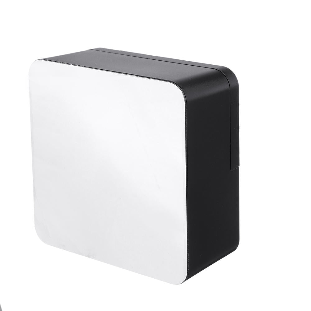 Square HD Mirror Alarm Clock Multifunction Digital Alarm Clock Mute LED Mirror Clock Makeup Mirror