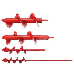 Hard Alloy Head Spiral Auger 4x22/4x45/8x25/8x30cm Non-Slip Flower Bulb Auger Rust Proof Planter Hole Digger Drill Bit