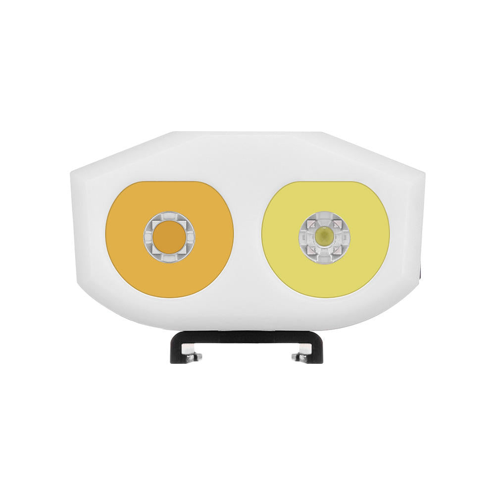 2* L2 1500LM Smart Power Indicator 5200mAh Rechargable Wide Angle IP65 Waterproof Bike Light Power Bank