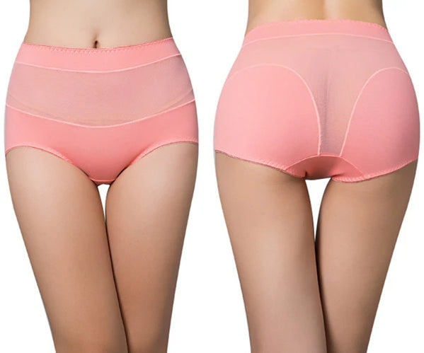 Translucent Mesh High Waist Breathable Panties