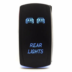 Blue Rocker Switch Backlit LED Rear Light For UTV Polaris RZR XP 900 1000 Ranger