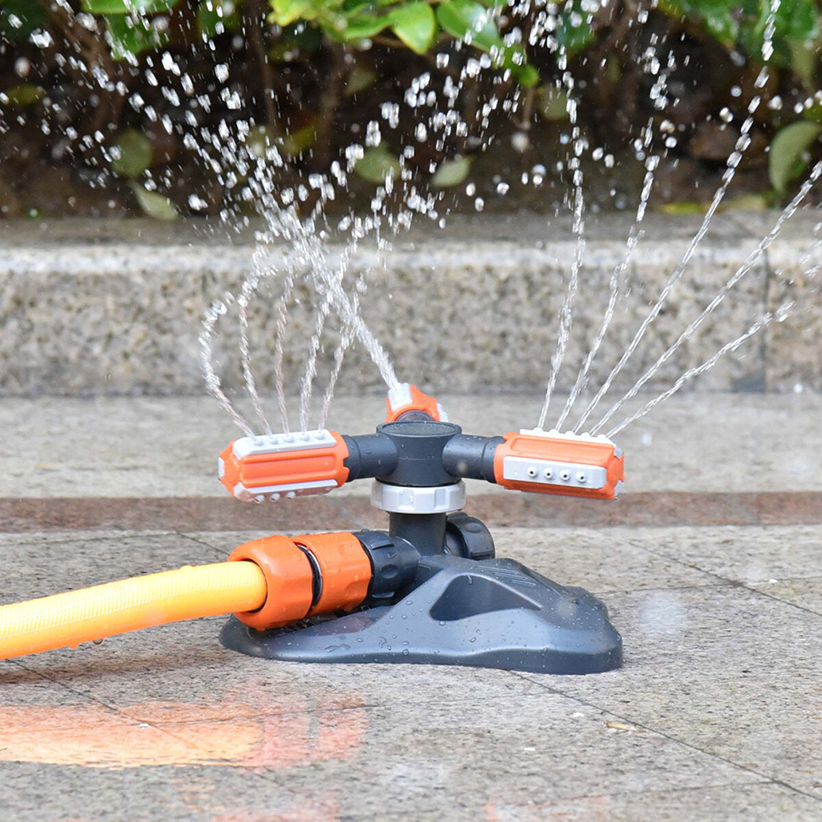 3 Arms Automatic 360 Rotation Lawn Sprinkler Spray Head Garden Irrigation Watering Tool