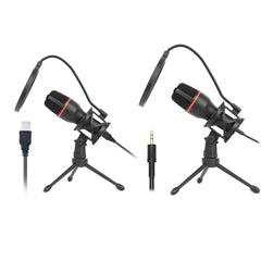 Wired Condenser Microphone Karaoke Recording Vocals Voice Mic for Desktop Computer Windows Studio Singing Gaming Streaming