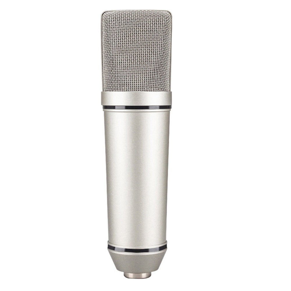 25mm Large Diaphragm Live Recording Condenser Microphone Set for Karaok With Microphone Shock Mount