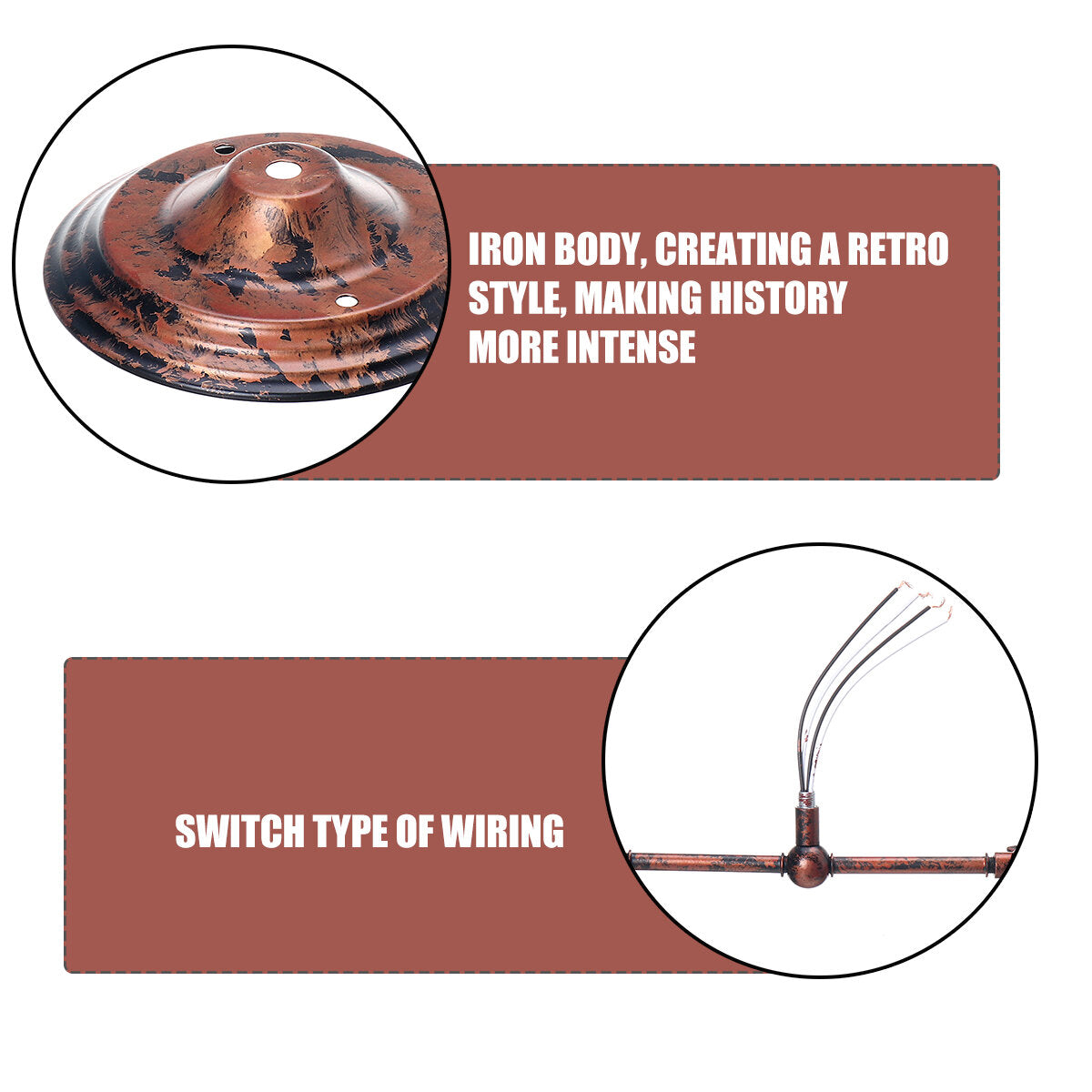 Industrial Wall Light Mounted Sconce Iron Retro Lamp Fixture Room Decor