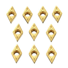 10pcs Carbide Inserts Lathe Turning Tool Holder Inserts For Stainless Steel