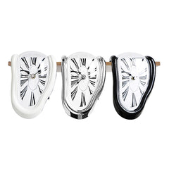 Novel Surreal Melting Distorted Wall Clock Surrealist Salvador Dali Style Wall Clock Amazing Home Decoration Gift