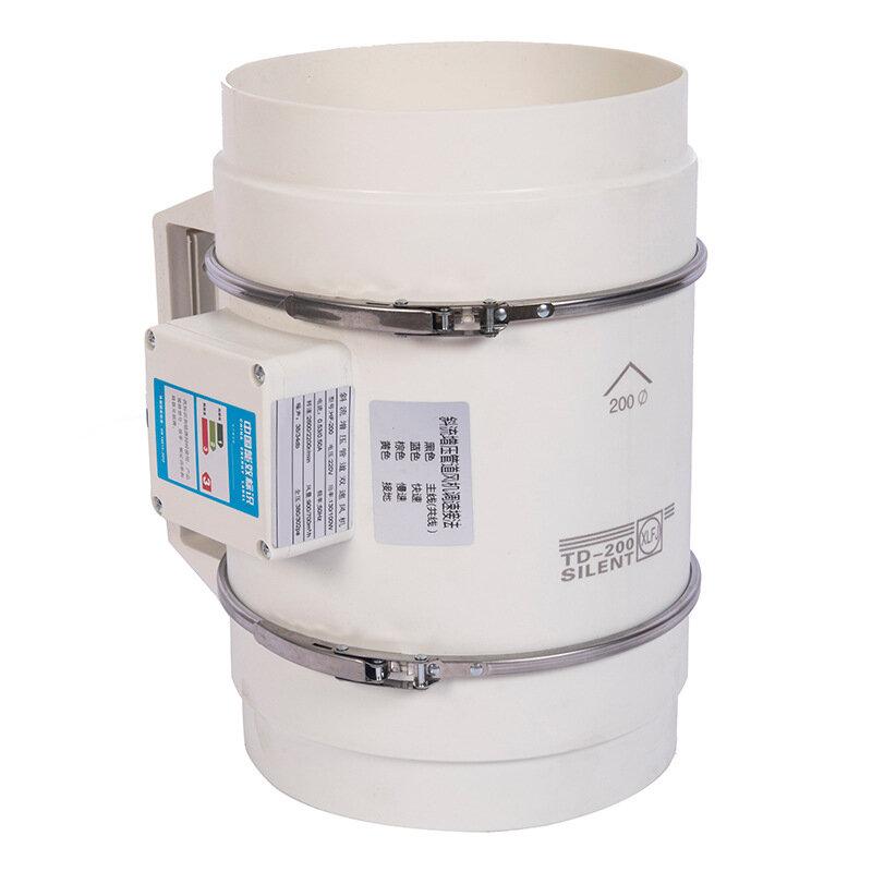 Circular Duct Fan Diagonal Flow Booster Fan Bathroom Kitchen Oil Fume Exhaust Fan