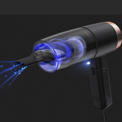 High Power Suction Car Vacuum Cleaner Wet Dry Handheld Built-in Aromatherapy 12V 120W