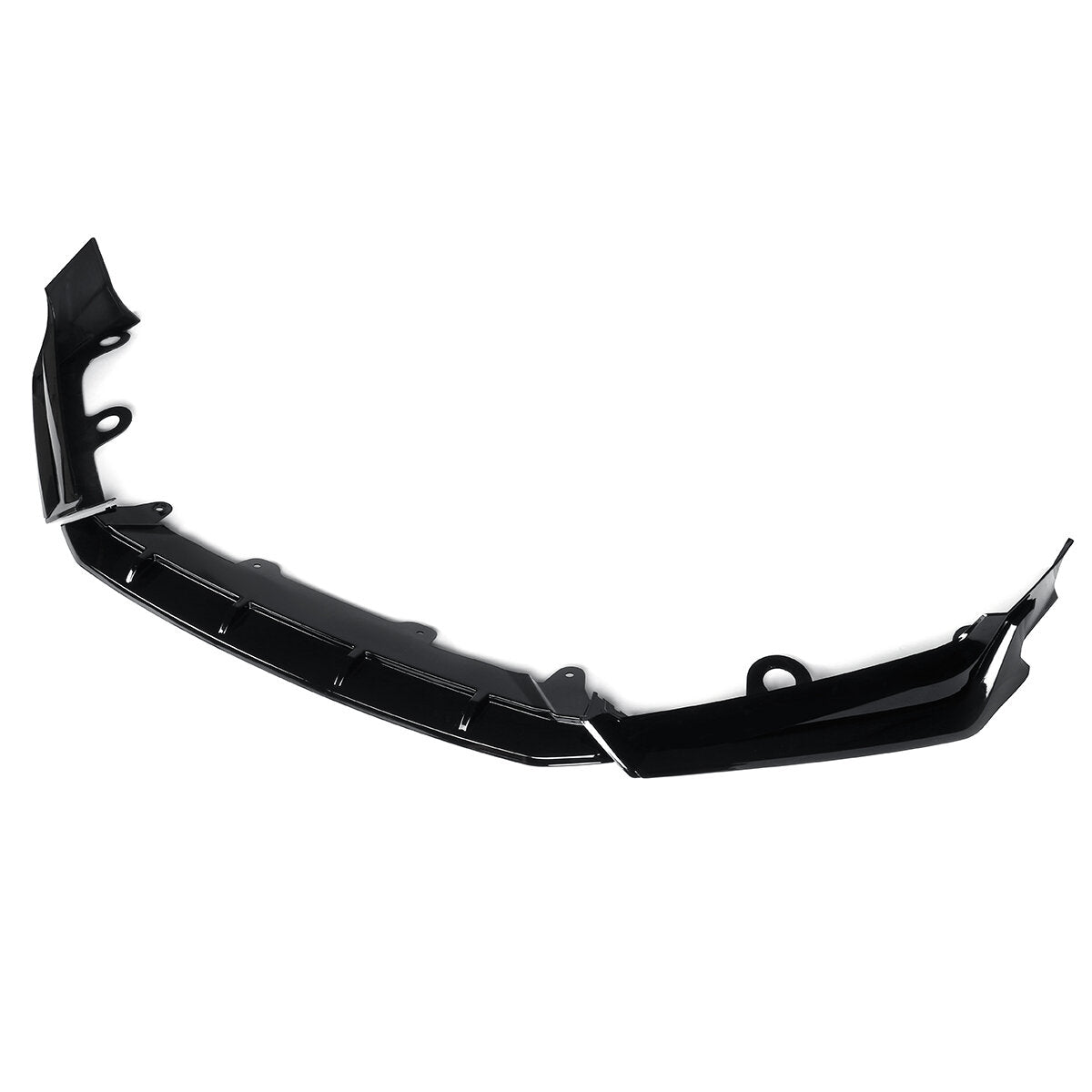 Front Bumper Lip Splitter Kit Car Spoiler Gloss Black