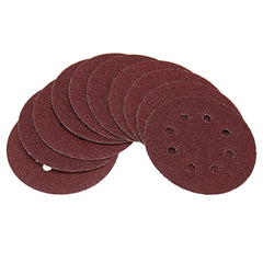 120Pcs 125mm 8-Hole Hook and Loop Sanding Discs 100-320 Grit Sandpaper Abrasive Paper for Polishing