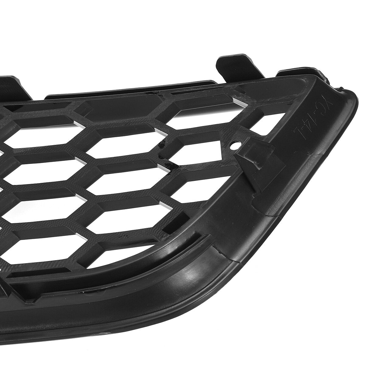 Front Fog Light Lamp Grille Grill Cover Honeyycomb Glossy Black