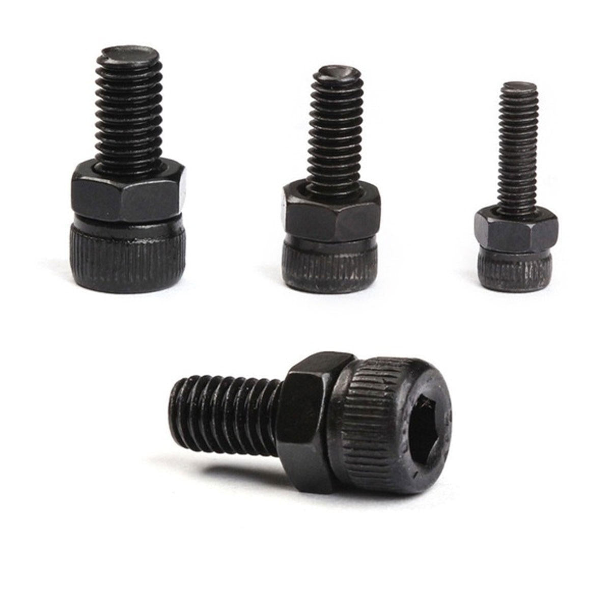 500Pcs Hex Socket Head Screw M3 M4 M5 Cap Bolts and Nuts Carbon-Steel Kit