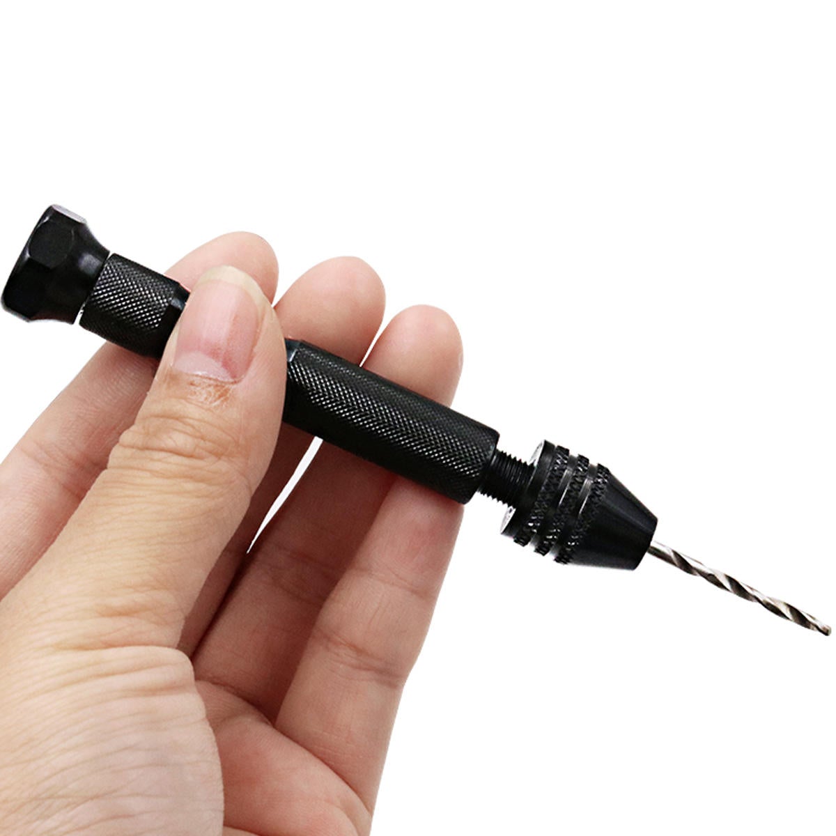 Mini Hand Drill With 30pcs 0.5mm-3mm Twist Bit Model Craft Rotary Tools
