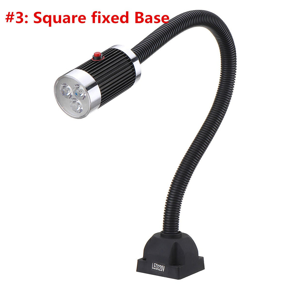 110-220V 9W Magnetic Base Work Light Aluminum Alloy Working Tool For CNC Machine