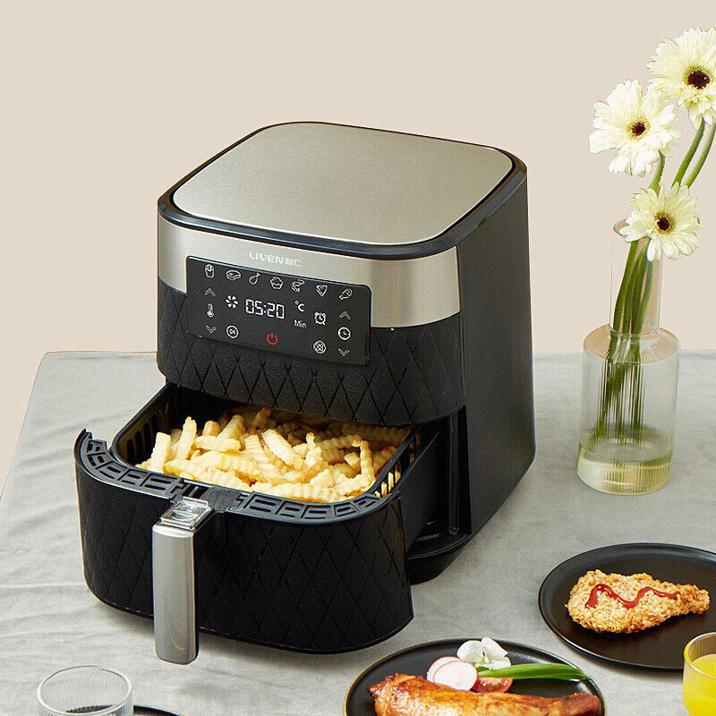 5.5L Large Capacity 1700W LED Digital Touchscreen Electric Hot Air Fryers