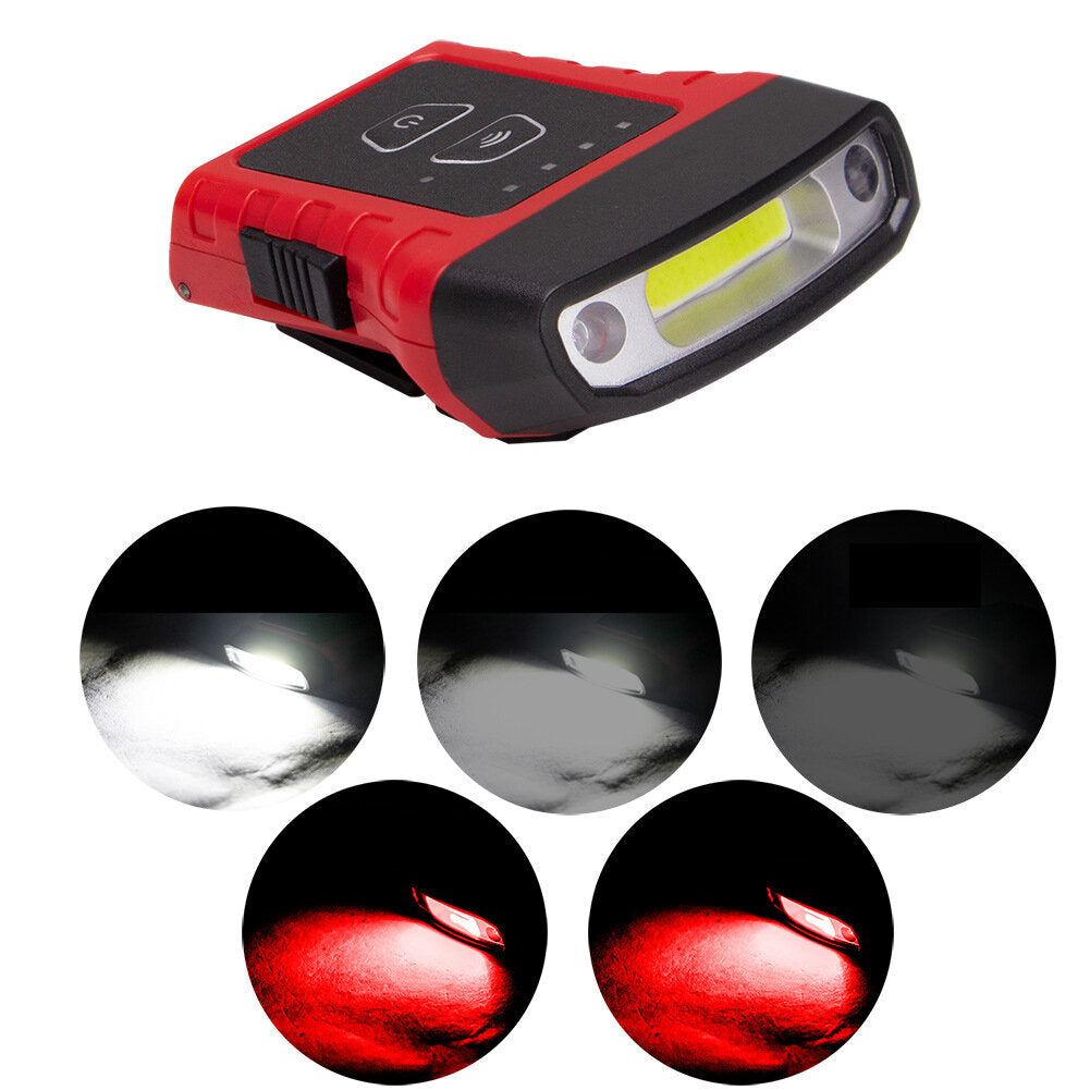 Waterproof Smart Sensor Strong Light Rotated 180 5 Modes Of Light USB Charging Bicycle Headlight