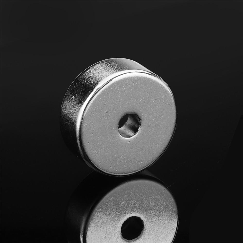 10pcs 25mmx10mm 5mm Hole Round Magnet Ring Rare Earth Neodymium Magnets
