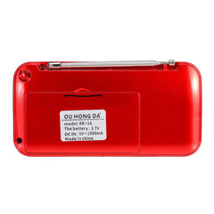 Portable FM 70-140Hz Radio TF Card Music Player 2.1 Channel Speaker