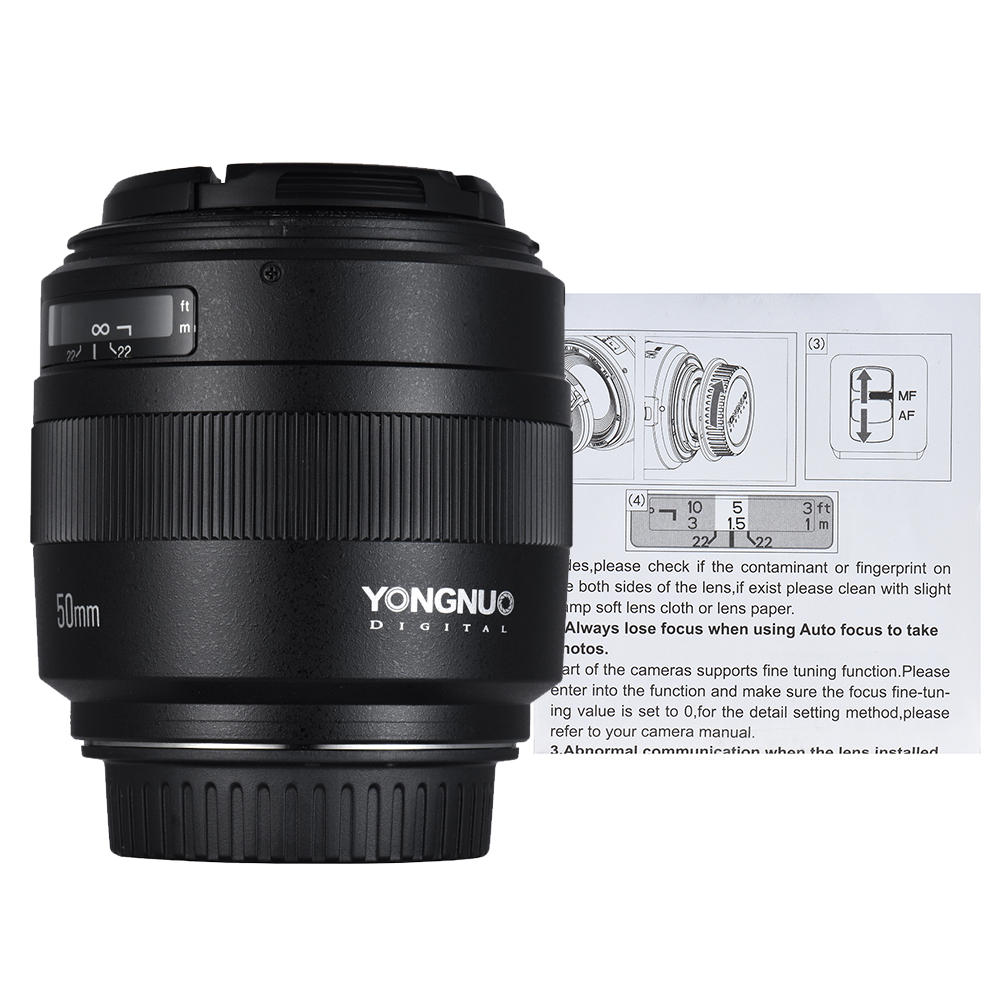 F1.4 Auto Focus AF MF DSLR Camera Lens for Canon EF for Nikon F
