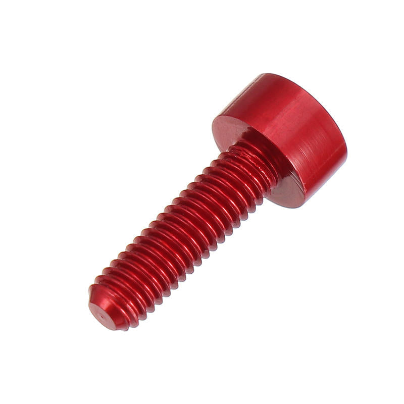 10pcs M3x10mm Hex Socket Cap Head Screws 7075 Aluminum Alloy Red