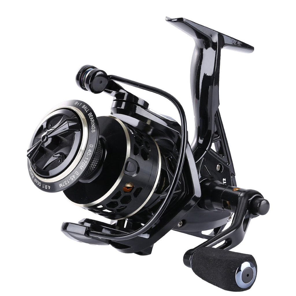 Archer 5.2:1 4.9:1 Fishing Reel Max Drag 13Kg 8+1BB Carp 2000-6000 Aluminium Spool Spinning Wheel