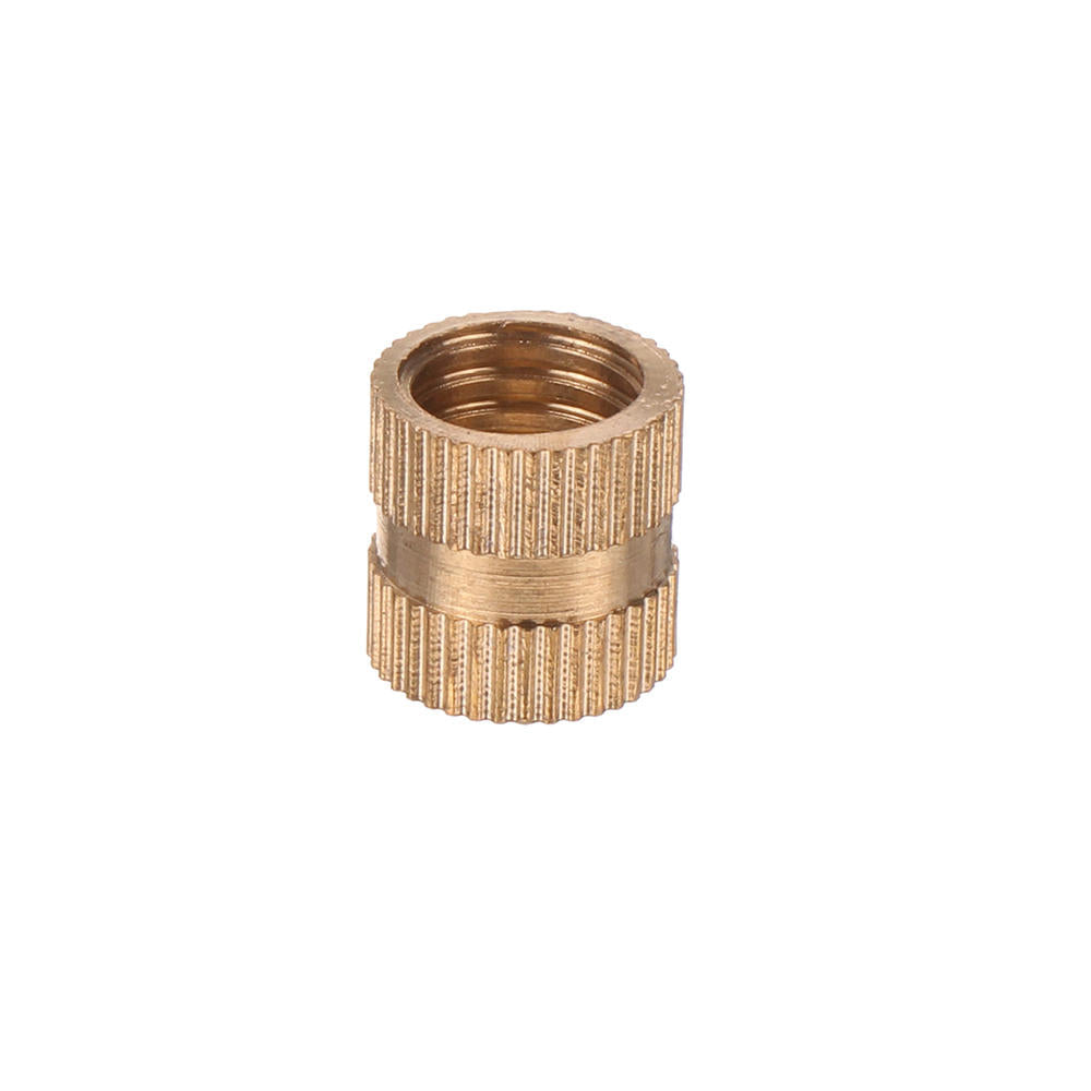 210pcs M2~M10 Metric Threaded Brass Knurl Nuts Round Insert Embedment Nut Assortment Set