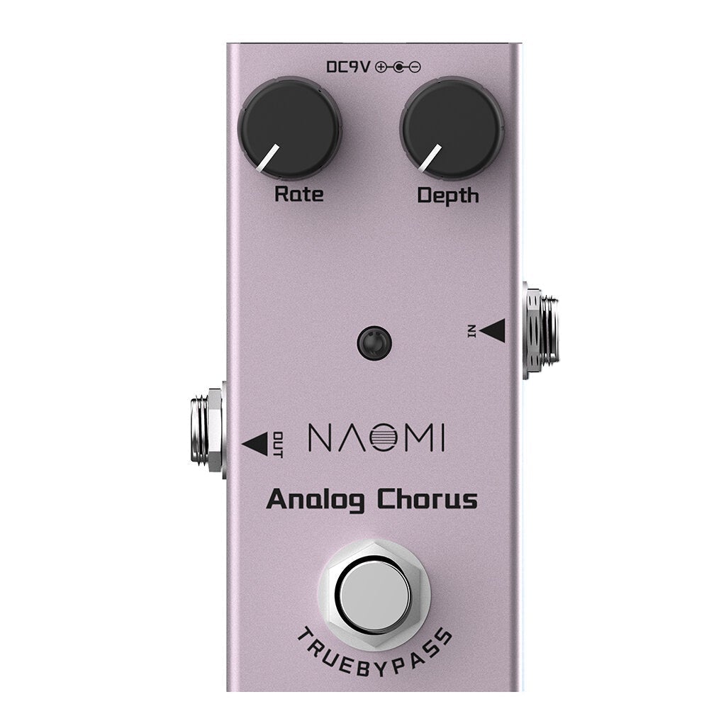 Series Guitar Effect Pedal Analog Chorus True Bypass For Electric / Acoustic Electric Guitar
