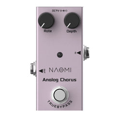 Series Guitar Effect Pedal Analog Chorus True Bypass For Electric / Acoustic Electric Guitar