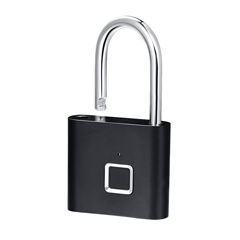 Fingerprint Smart Padlock Small Lock Head Fingerprint Cabinet Lock Anti-theft Lock