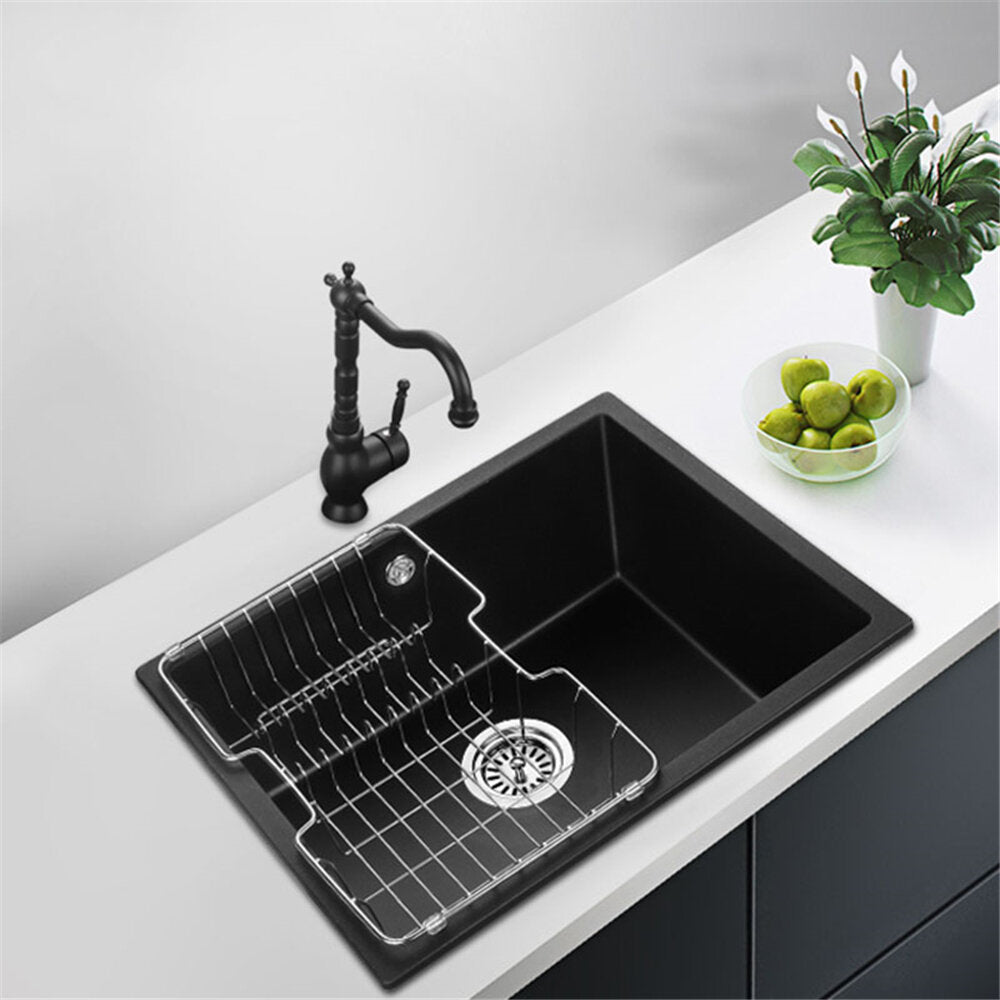 Kitchen Faucet Black Bronze Brass Antique Hot And Cold Mixer Crane Deck Mount Tap