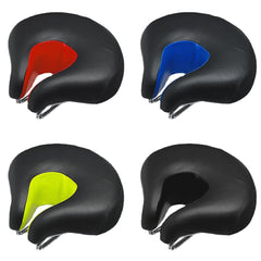 Bicycle Noseless Saddle Wide Large Soft PVC PU Pad
