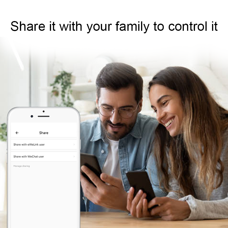 Mini WiFi+Bluetooth Smart Switch App Control Voice Control Light Intelligent Remote Control Switch Module for Smart Home Work with Alexa Google Home
