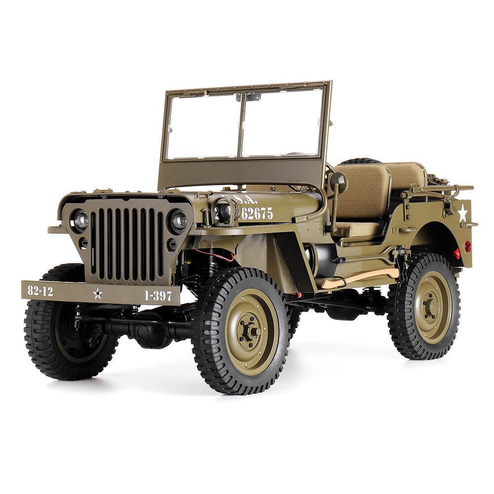 2.4G 2CH 1941 MB SCALER RC Car Waterproof Vehicle Models Fully Proportional Control Without Transmitter Receiver