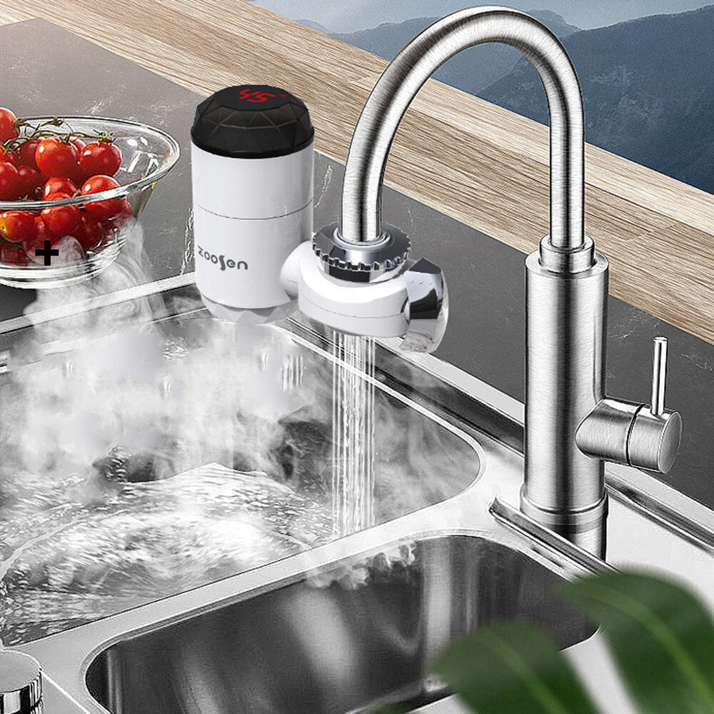 Instant Hot Water Faucet Heater Heating Kitchen Electric Tap Tankless Instantaneous