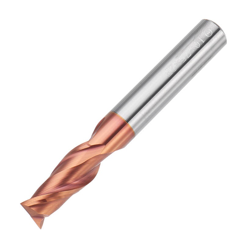 10mm 2 Flutes Tungsten Carbide End Mill Cutter HRC55 AlTiN Coating CNC End Mill Tool