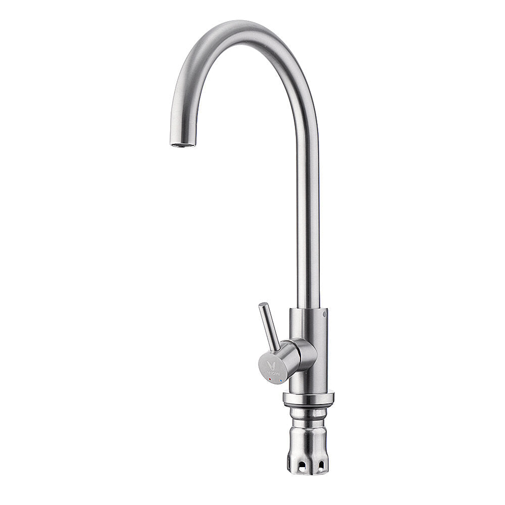 Viomi Stainless Steel Kitchen Basin Sink Faucet Tap 360 Rotation Hot Cold Mixer Single Handle Deck Mount Aerater