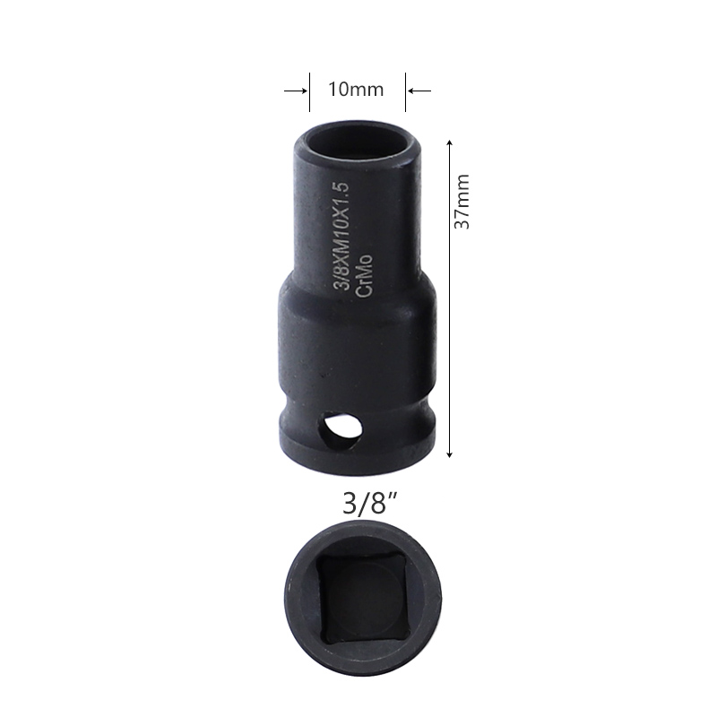 Socket Adapter 6mm/8mm/10mm Socket Holder 3/8 Inch Square Driver Bolt Driver for Hanger Bolts Thread Tools