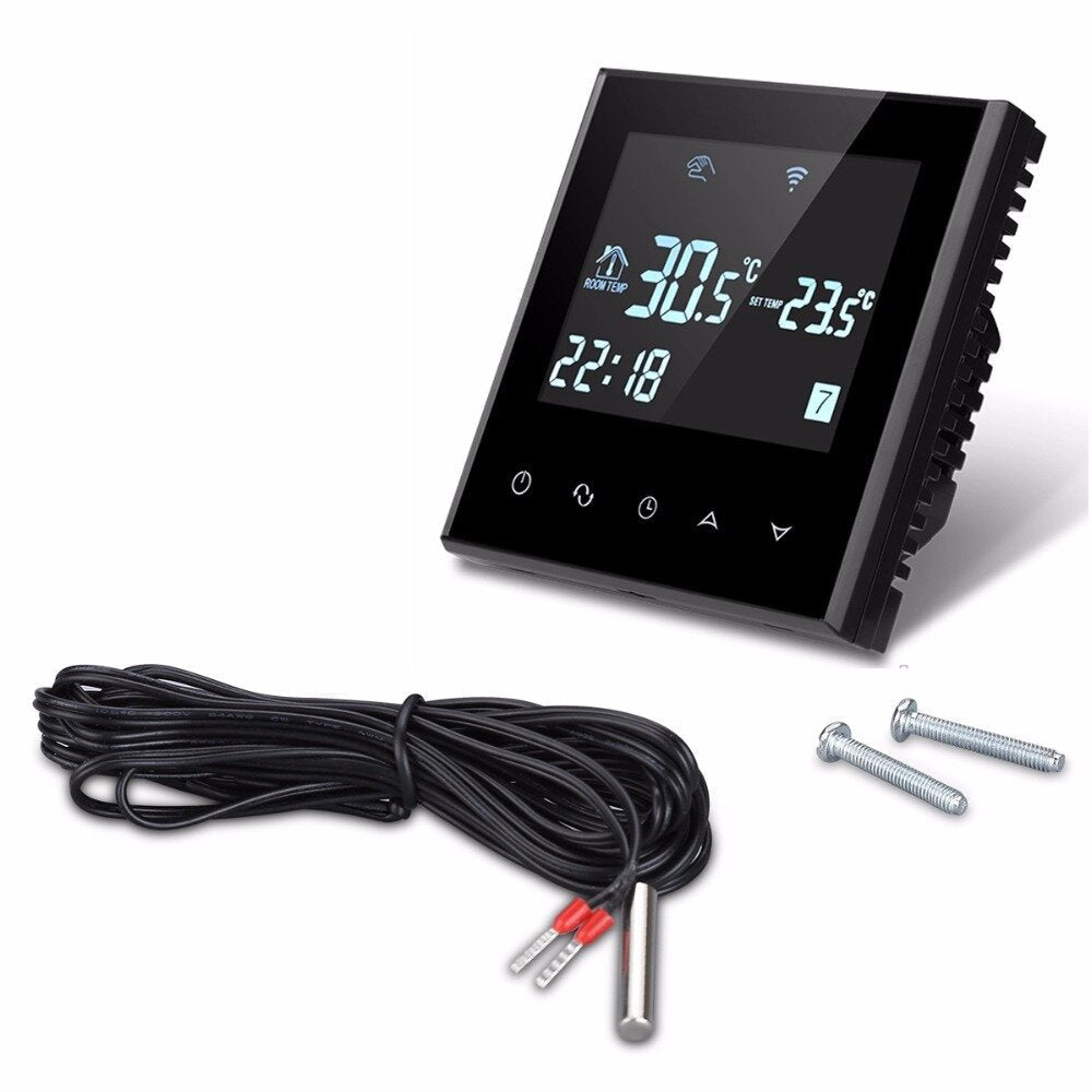 wifi 220V APP Controlled Intelligent and Smart Wifi Room Thermostat Electric Heating System Wireless Temperature Controller Regulator
