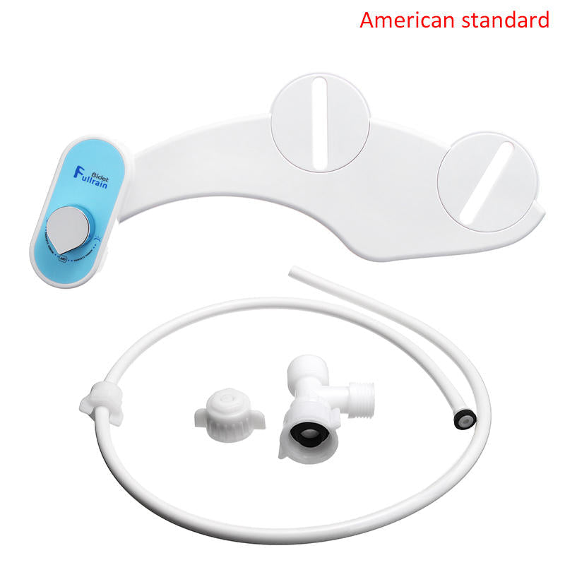 2 Function Non-Electric Toilet Portable Bidet Seat Dual Water Spray Adjustable Mechanical