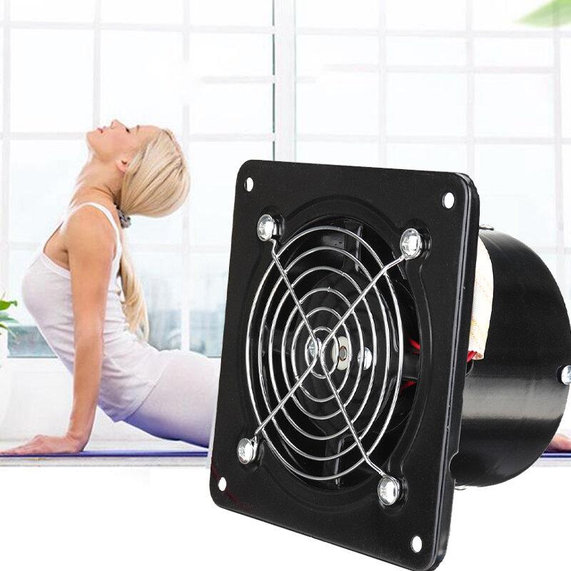 4 inch 25W Stainless Steel Fan Blade Bare Head High-speed Silent Exhaust Fan Window Type Ventilation Fan