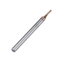 2 Flutes Ball Nose Long Neck End Mill D1.5 R0.2mm HRC60 Deep Notch Milling Cutter