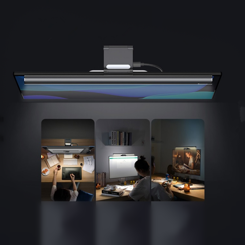 Monitor Hanging Light Desk Lamp Computer Laptop Light Table Lamp For LCD Monitor Lamp Study Reading Light