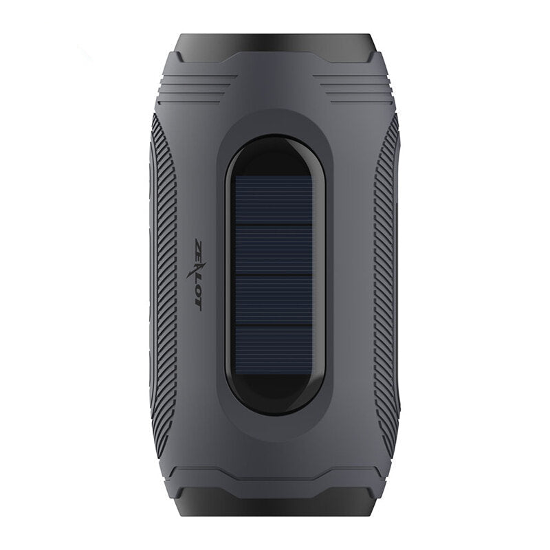 Wireless Bluetooth Speaker Solar Charging Flashlight Outdoor IPX5 Waterproof Stereo Sound Rechargeable Battery With Microphone