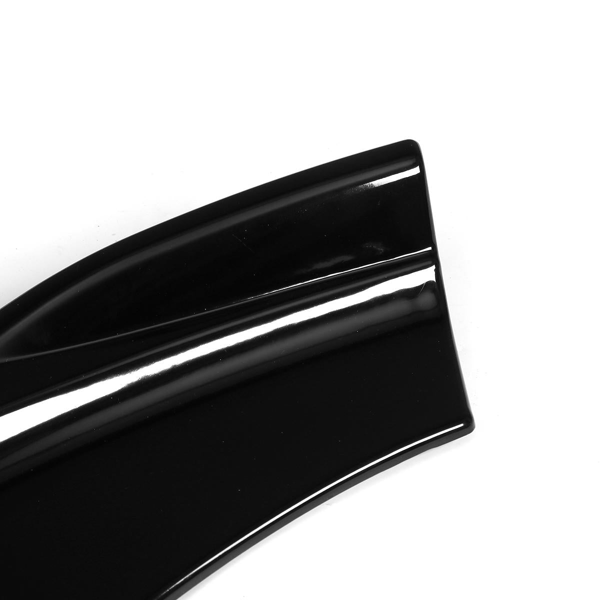 3X Gloss Black Front Bumper Lip Spoiler Splitter Protector