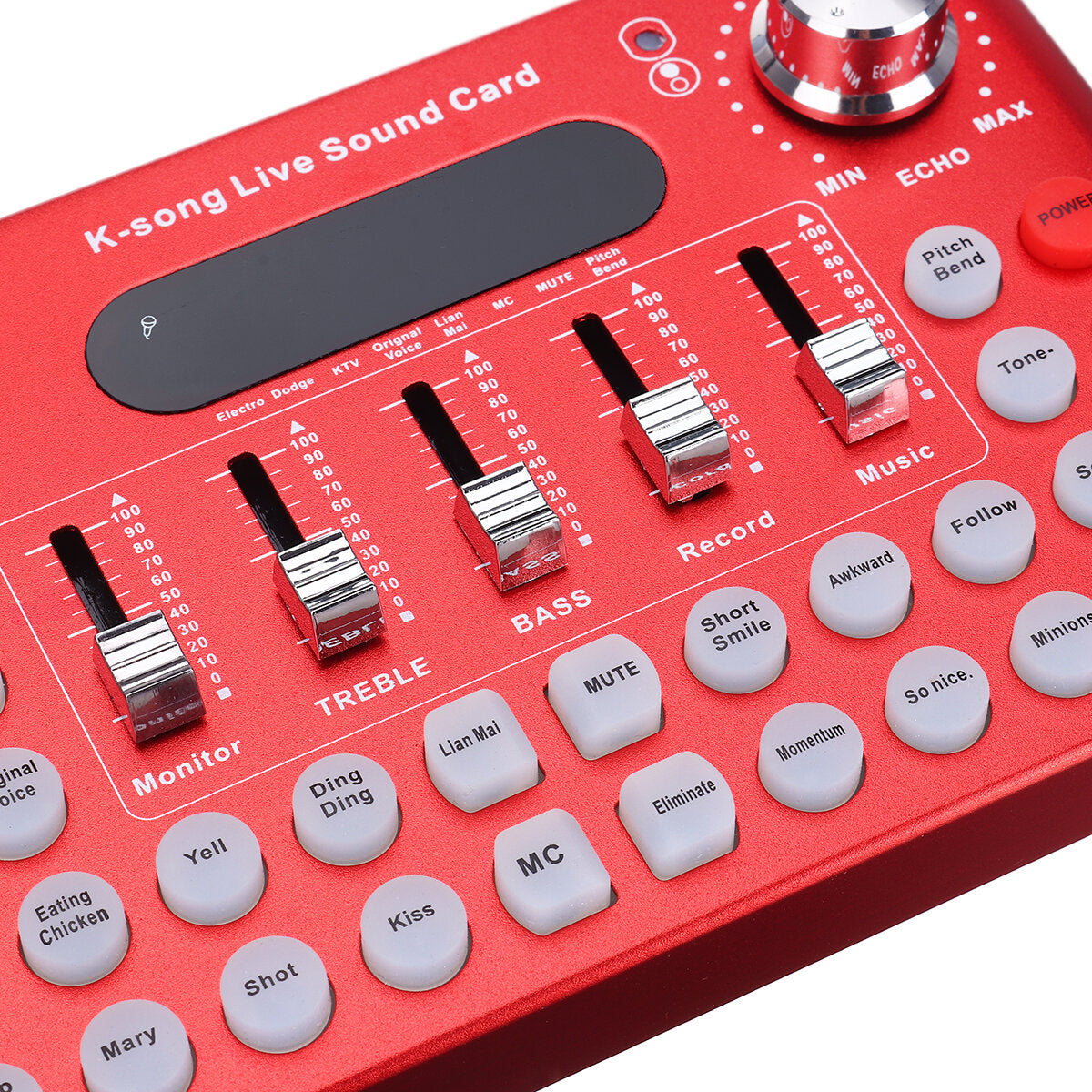 Live Sound Card Webcast Headset Mic Voice Control Bluetooth for Phone Computer