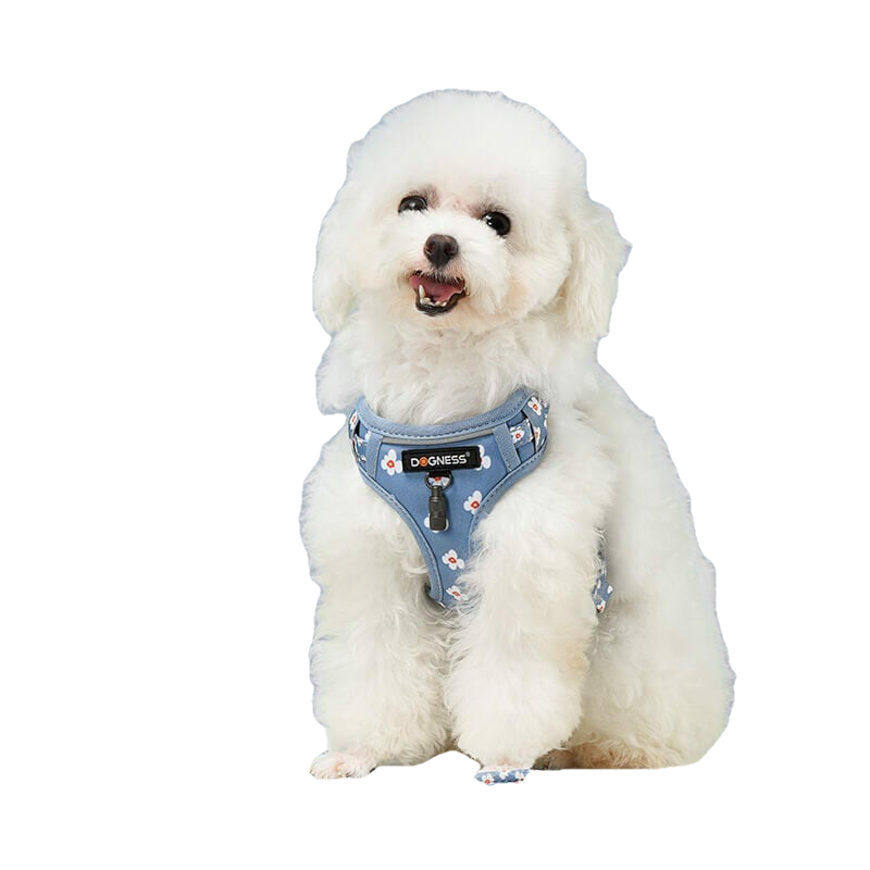 Harness and Leash Sets Adjustable Lengths Reflective Design Breathable Mesh Dog Collar for Small Pets