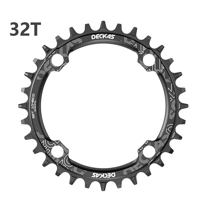 Round Narrow Wide Chainring For MTB Mountain Road Bike 32T 34T Single Disc Bicycle Components Crankset Tooth Plate Parts 104 BCD