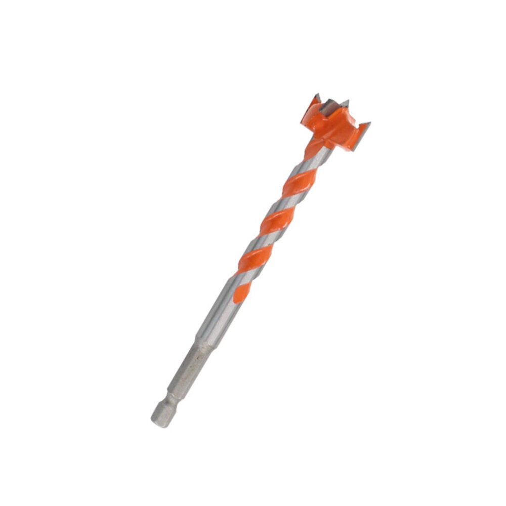 10Pcs Woodworking Hole Opener Tools Set Alloy Threaded Extended Hexagonal Shank Wood Punch Bit Work