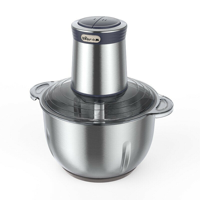 Meat Grinder 400W 3L Stainless Steel Food Processor for Meat Vegetables Nuts